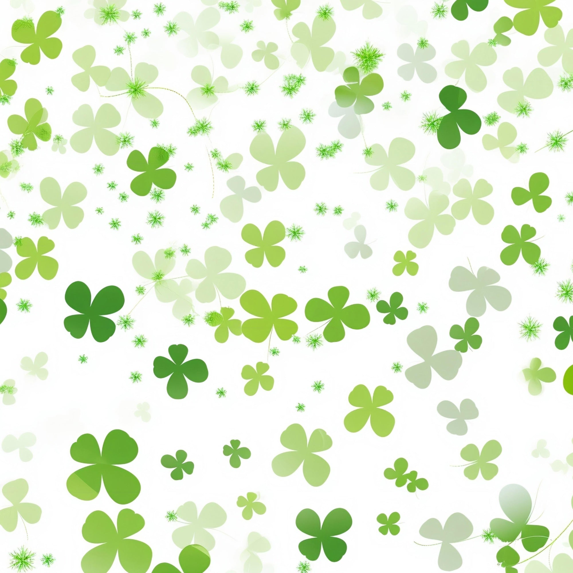 St Patricks Day Backdrop Airy Shamrock Festive Backdrop UK LXX1-34