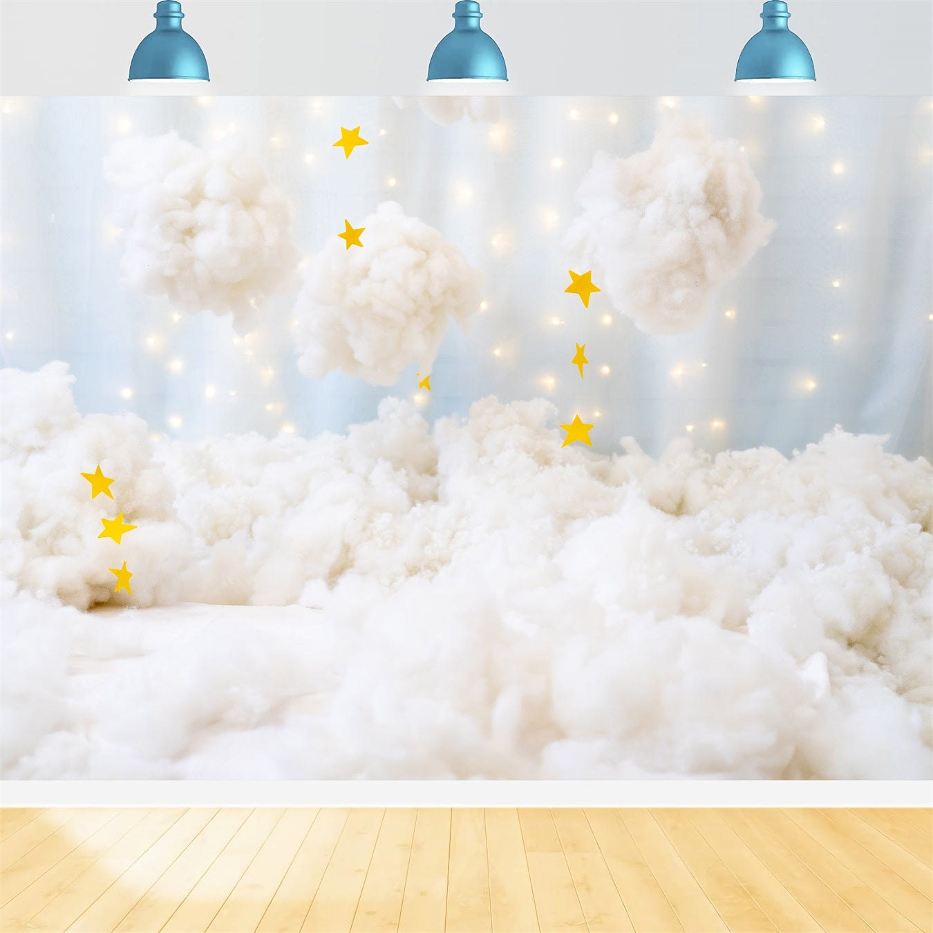 Cloudy Backdrop Fluffy Star Magic Photography Backdrop UK LXX1-345