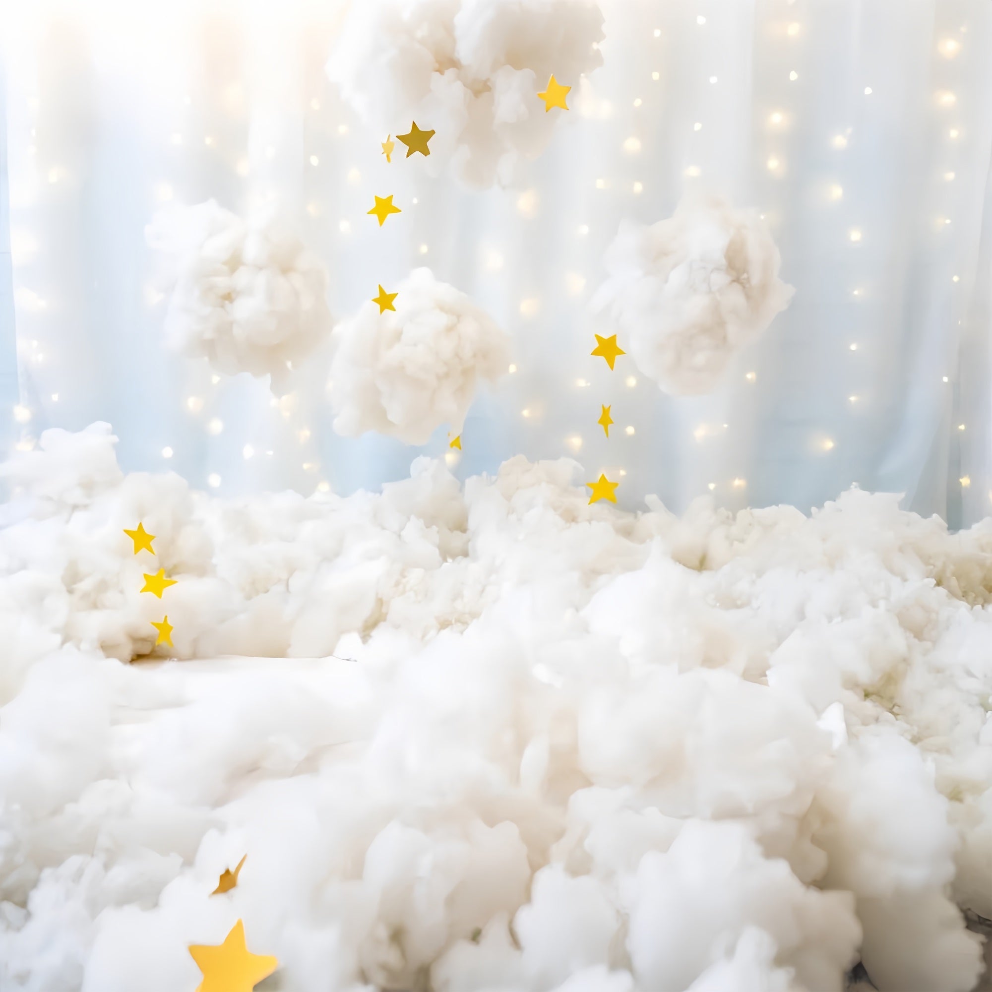 Cloudy Backdrop Fluffy Star Magic Photography Backdrop UK LXX1-345