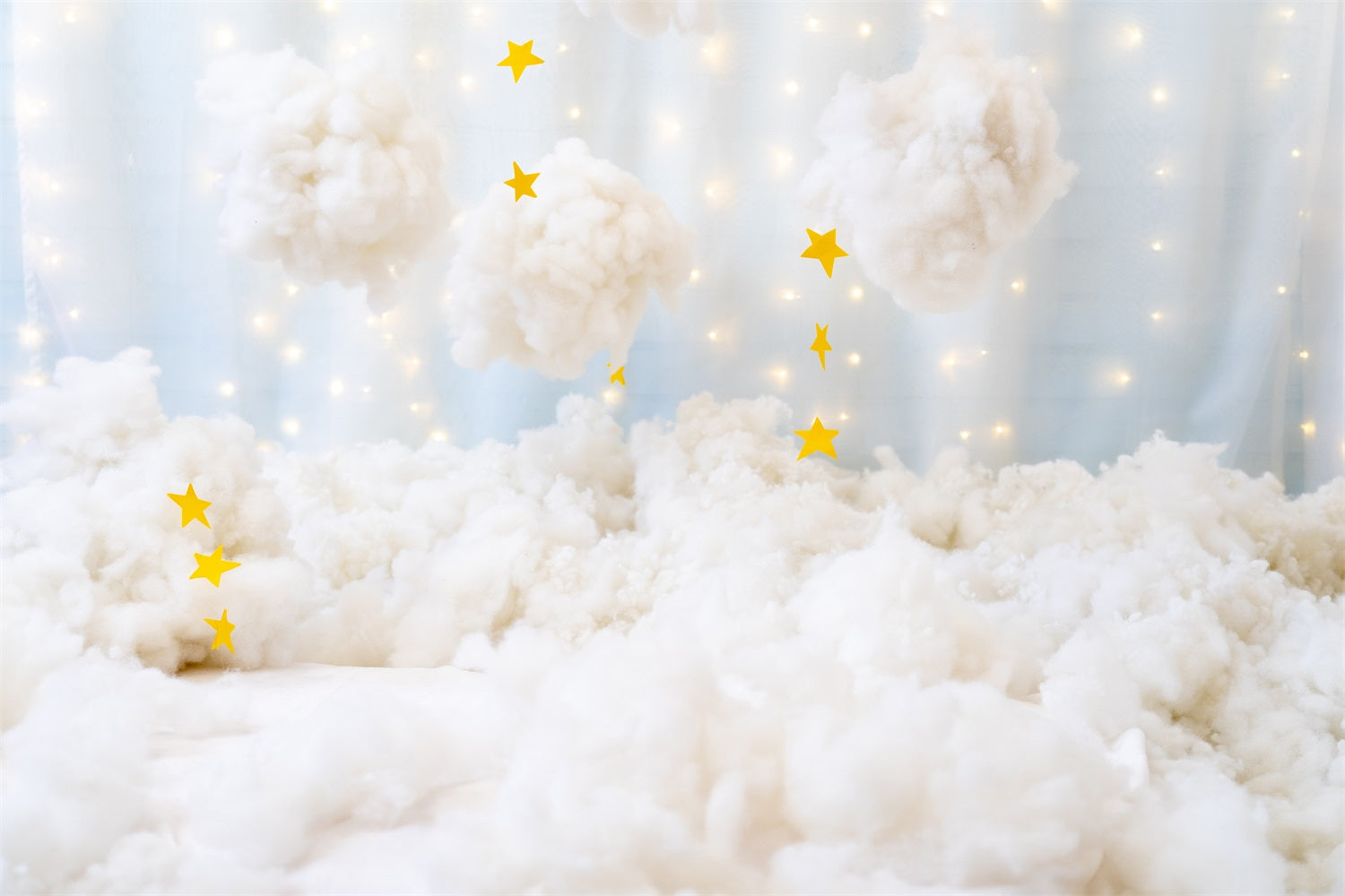 Cloudy Backdrop Fluffy Star Magic Photography Backdrop UK LXX1-345