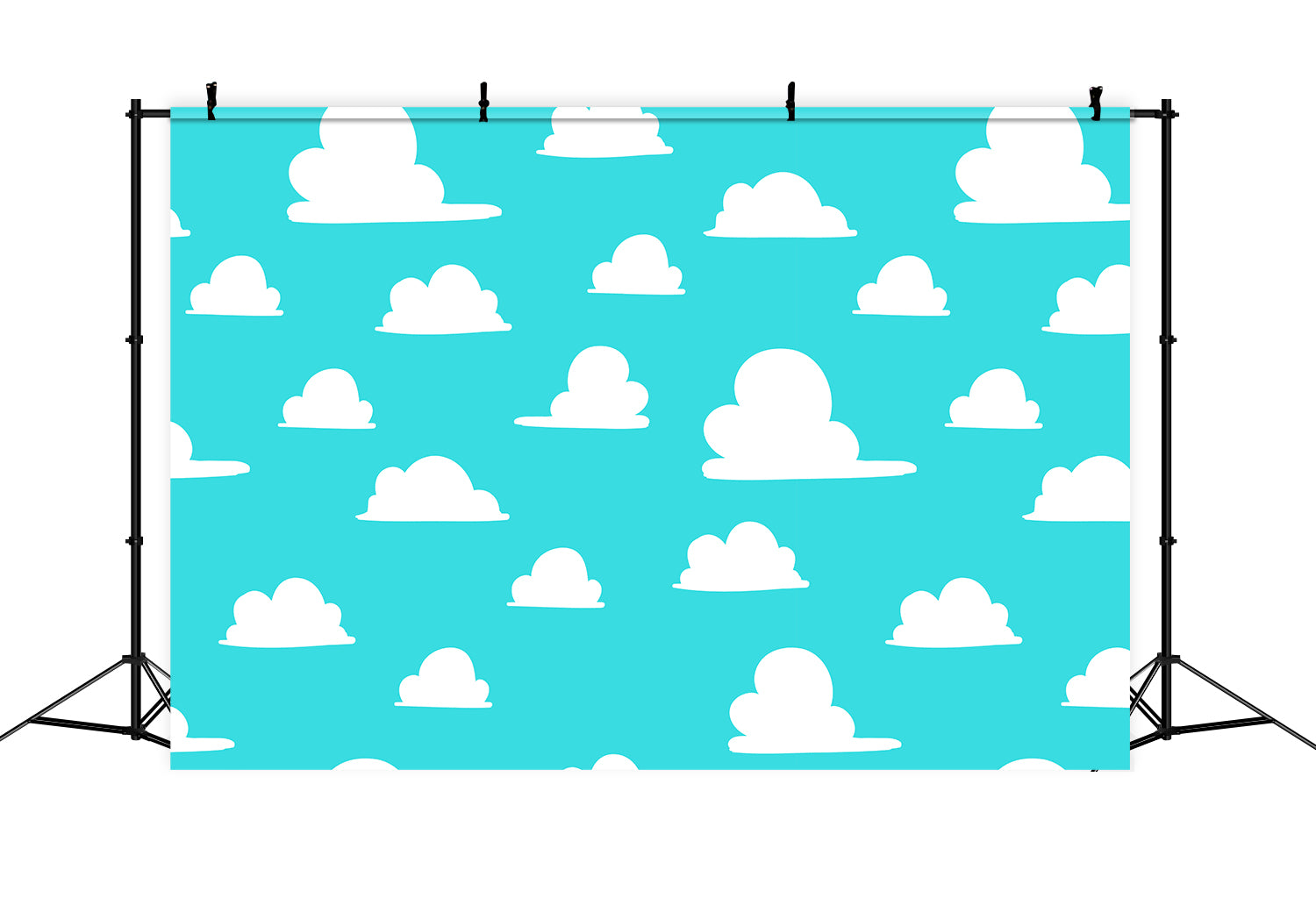 Blue Sky Backdrop Cartoon White Cloud Backdrop UK LXX1-346