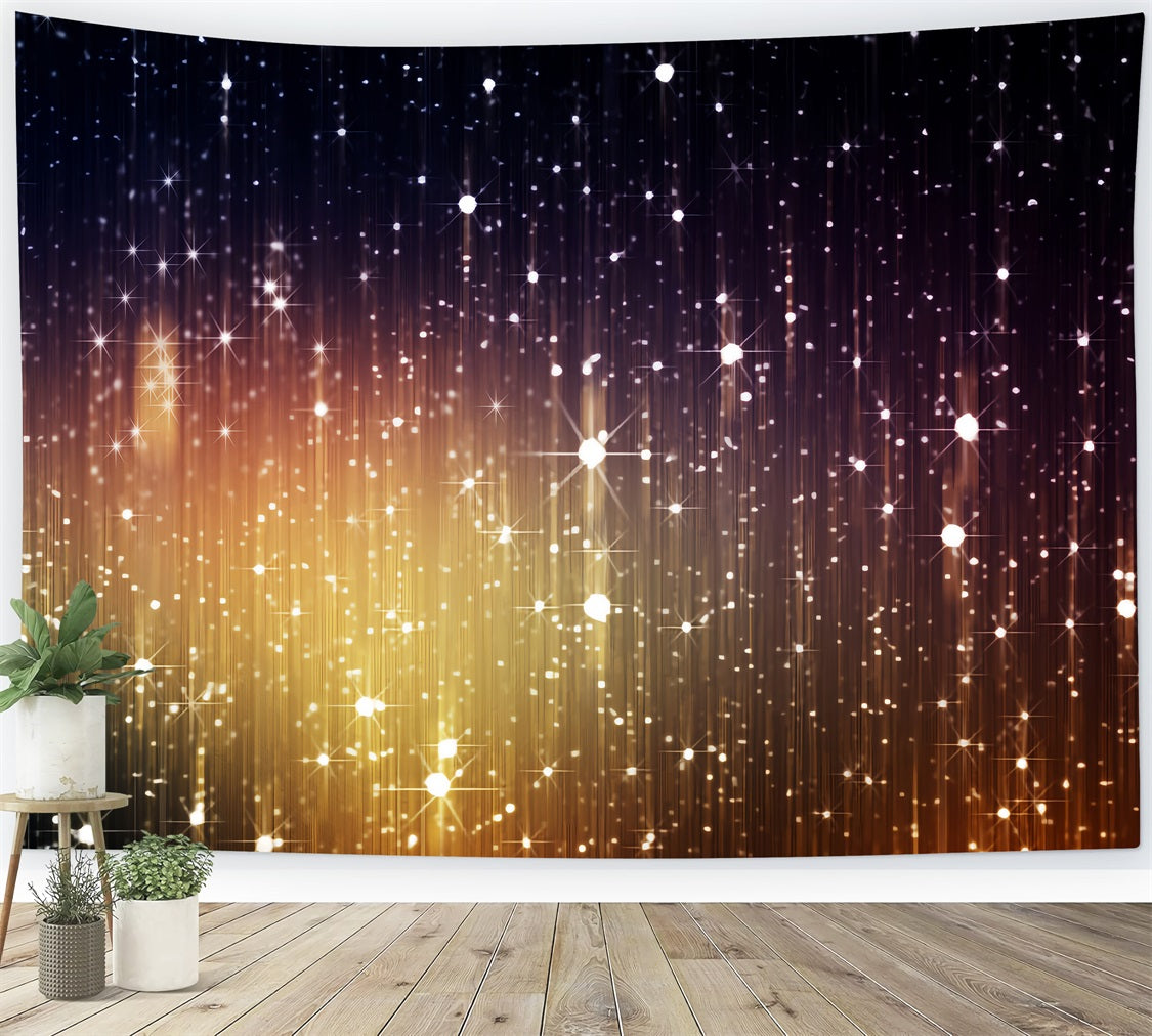 Starry Night Sky Backdrop Radiant Shimmer Backdrop UK LXX1-349