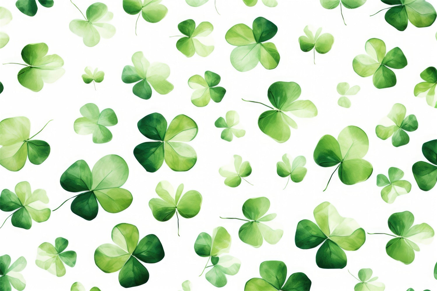 St Patrick's Day Backdrop Green Clover Festival Backdrop UK LXX1-35