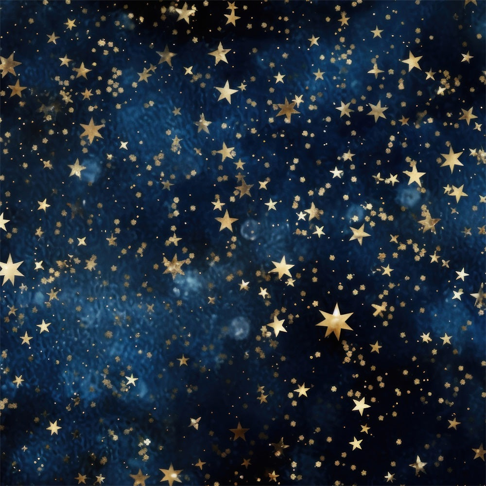 Sky Backdrop Midnight Golden Starry Backdrop UK LXX1-350