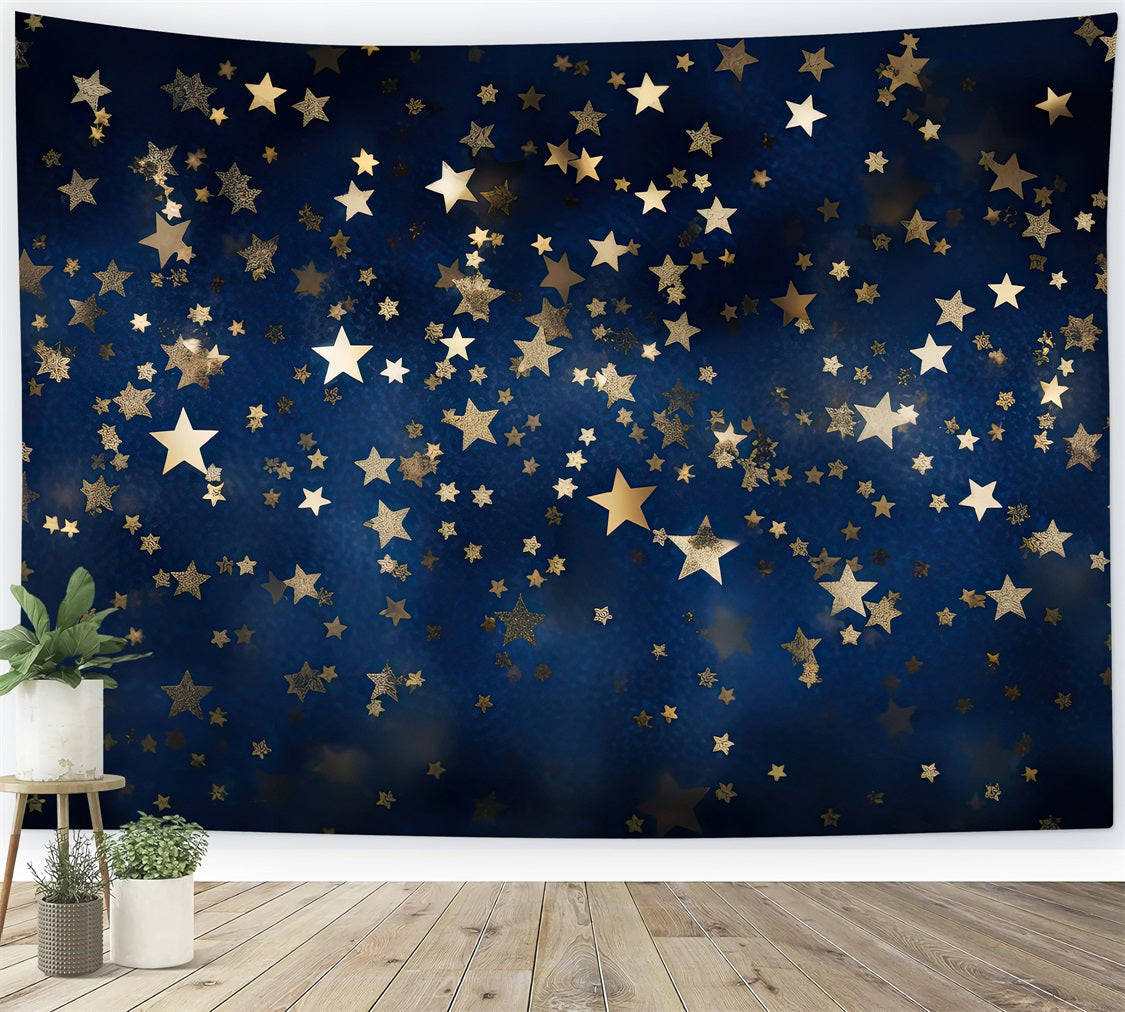 Night Sky Backdrop Sparkle Starry Photography Backdrop UK LXX1-351