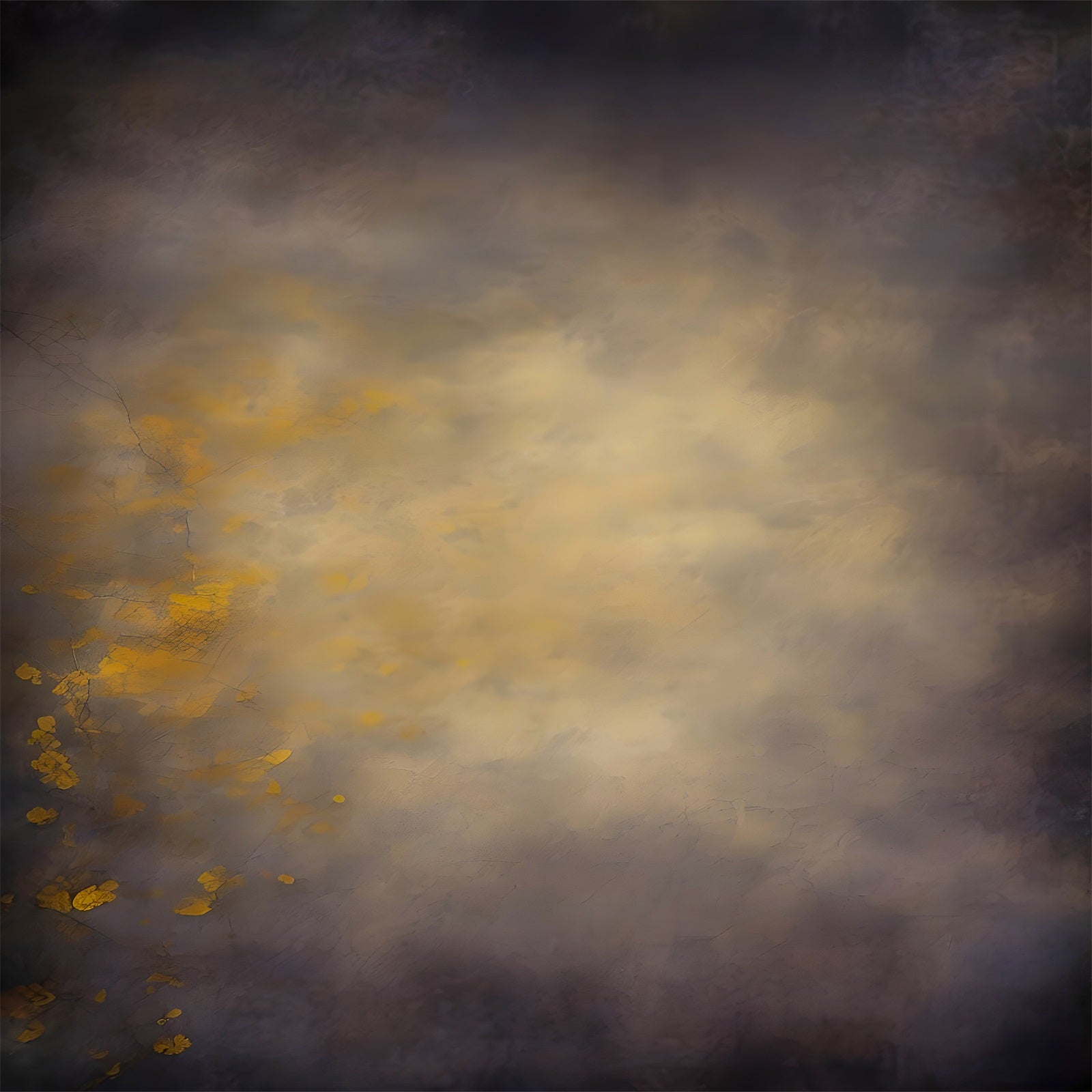 Backdrop Abstract Vintage Golden Smoke Cloudy Backdrop UK LXX1-374