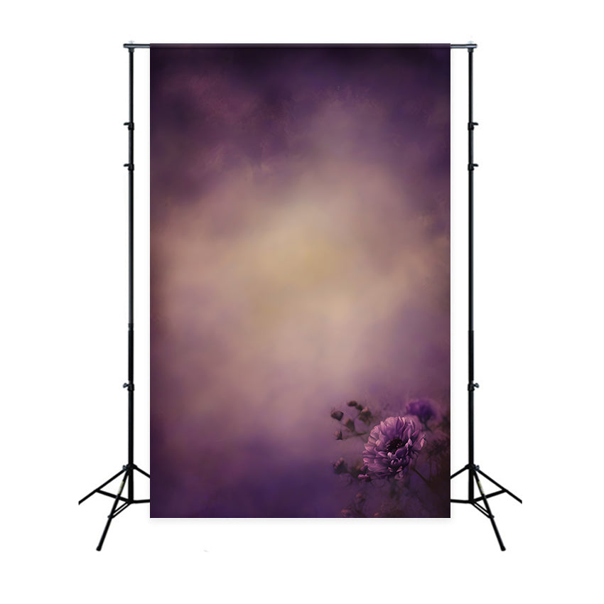 Abstract Photography Backdrops Purple Misty Romantic Backdrop UK LXX1-391