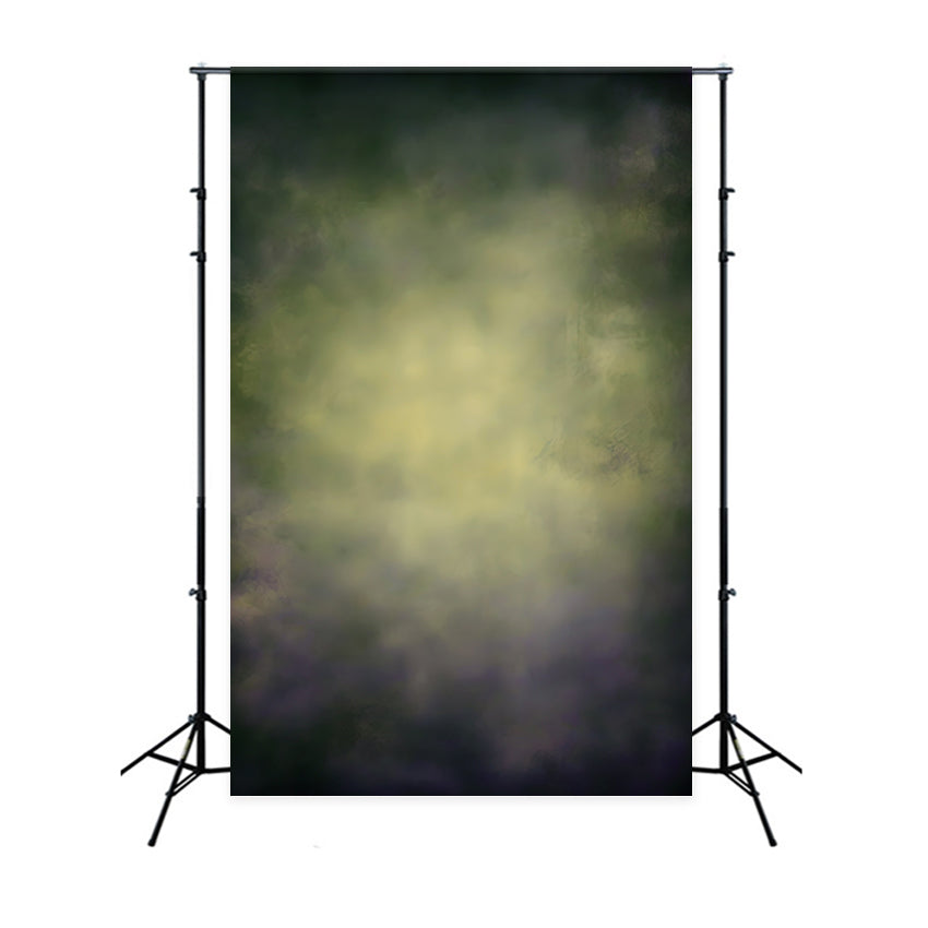 Abstract Photography Backdrop Deep Green Foggy Backdrop UK LXX1-396