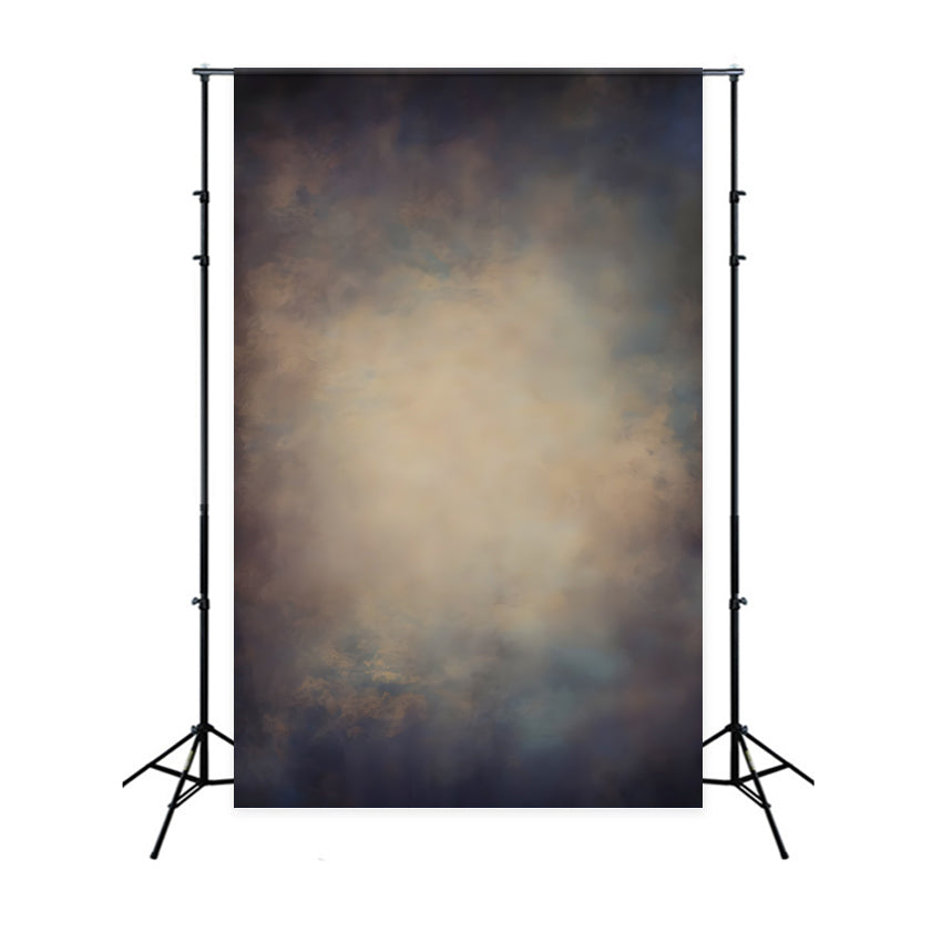 Blue Abstract Backdrop Moody Deep Foggy Backdrop UK LXX1-405