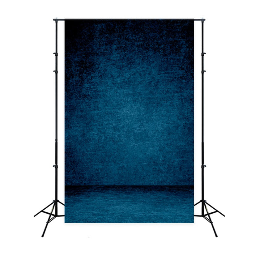 Blue Abstract Backdrop Antique Photography Backdrop UK LXX1-419