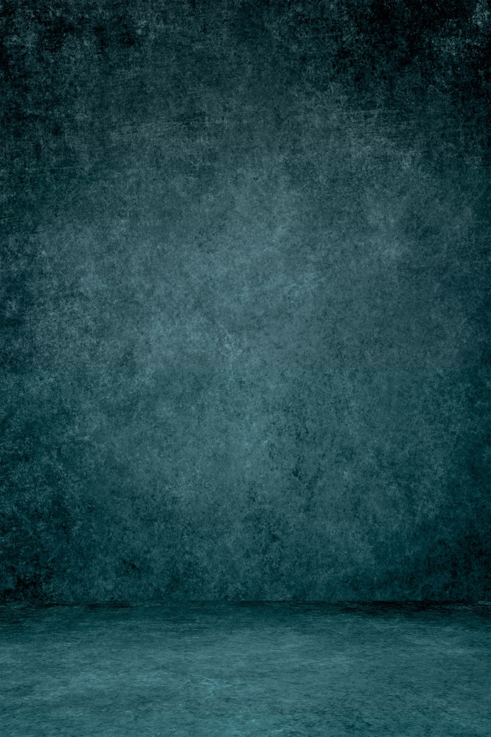 Textured Photography Backdrop Moody Teal Floor Backdrop UK LXX1-421