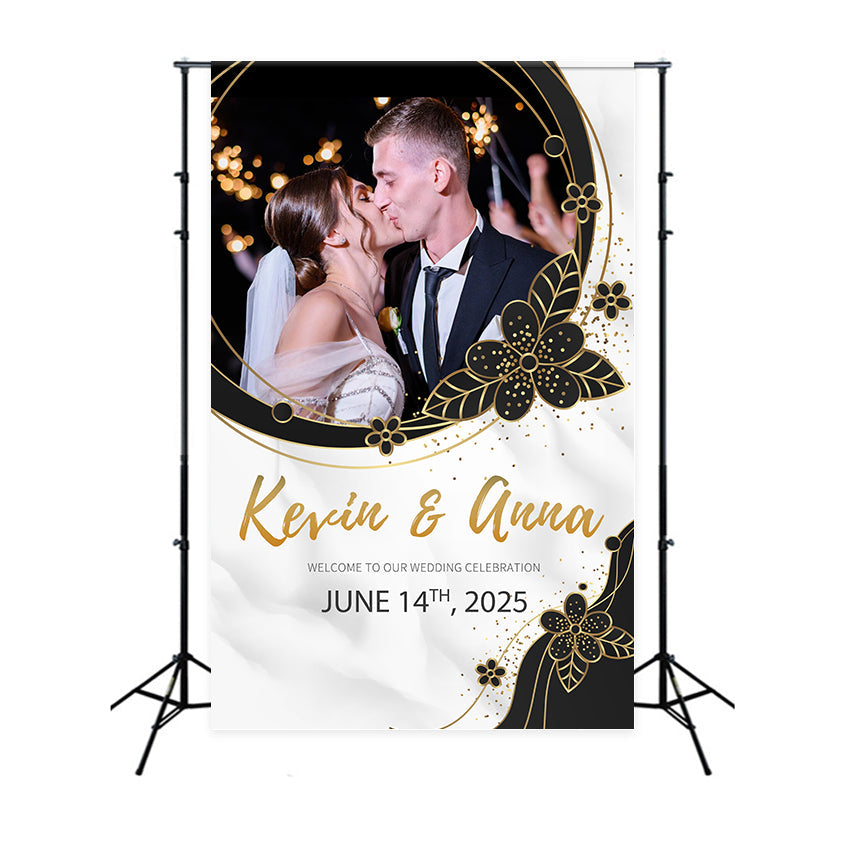 Personalized Wedding Backdrops Sparkling Night Kiss Backdrop UK LXX2-165