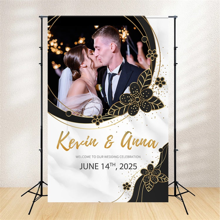 Personalized Wedding Backdrops Sparkling Night Kiss Backdrop UK LXX2-165