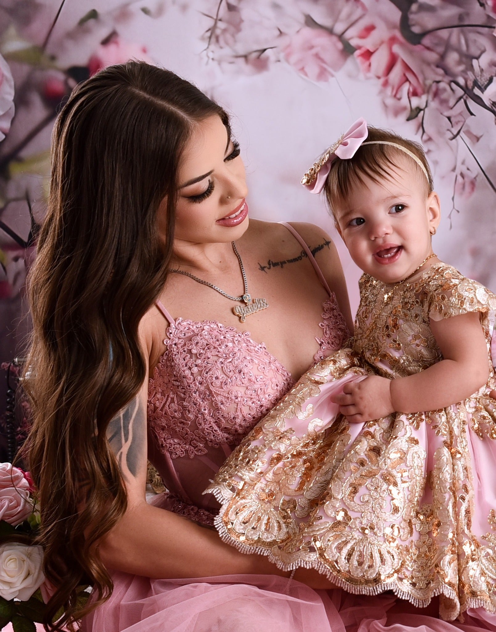 Spring Photography Backdrop Soft Blush Rose Misty Backdrop UK LXX2-50