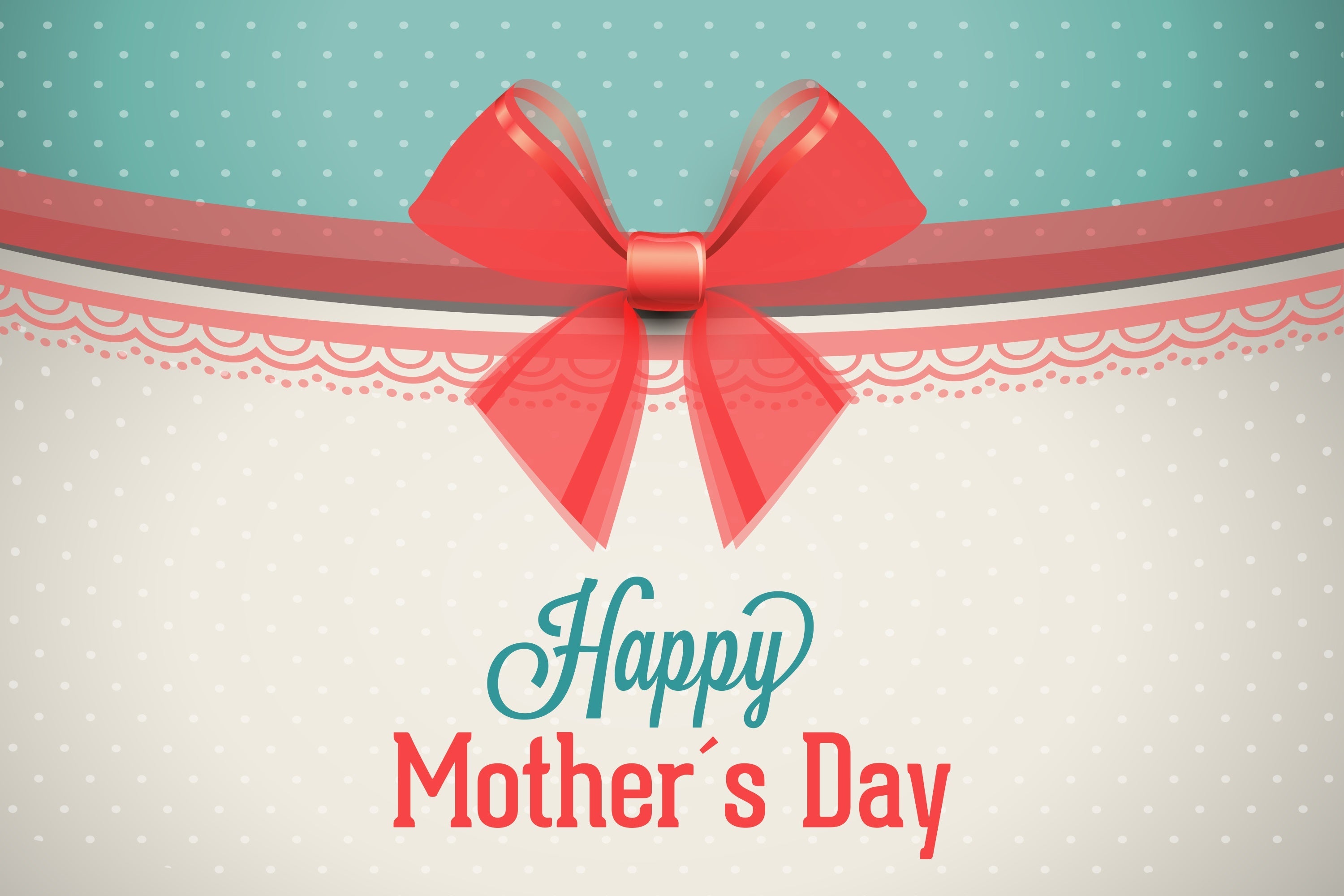 Mothers Day Photo Backdrop Red Ribbon Bow Customized Backdrop UK LXX3-62