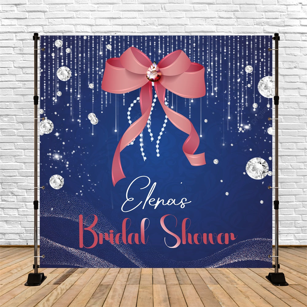 Bridal Shower Backdrop Ideas Glam Diamond Custom Backdrop UK LXX5-156