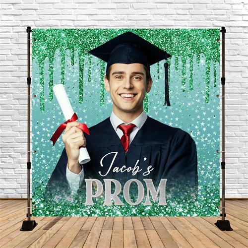 Prom Photo Backdrop Sparkle Star Send-Off Custom Party Graduation Backdrop UK LXX5-221