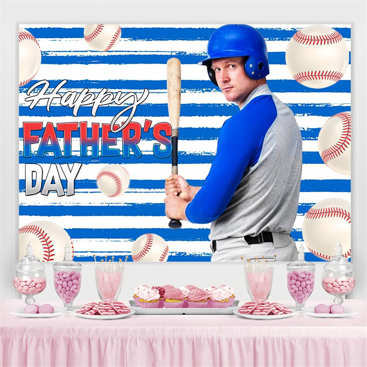 Father's Day Backdrop Ideas Baseball Player Themed Personalized Backdrop UK LXX5-30