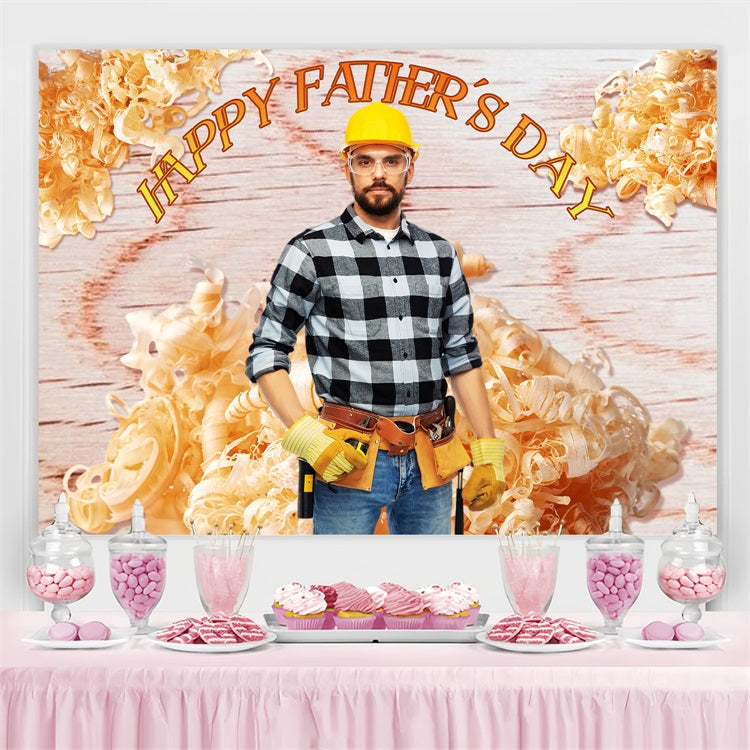 Fathers Day Backdrop Lumberjack Style Love Personalized Backdrop UK LXX5-9