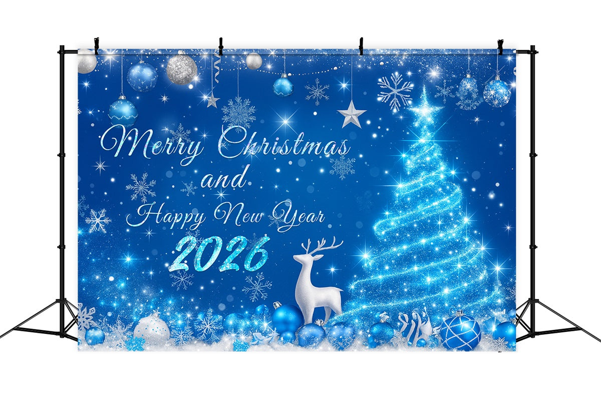 New Year's Backdrops Snowy Christmas Decorations New Year Backdrop UK LXX510-14