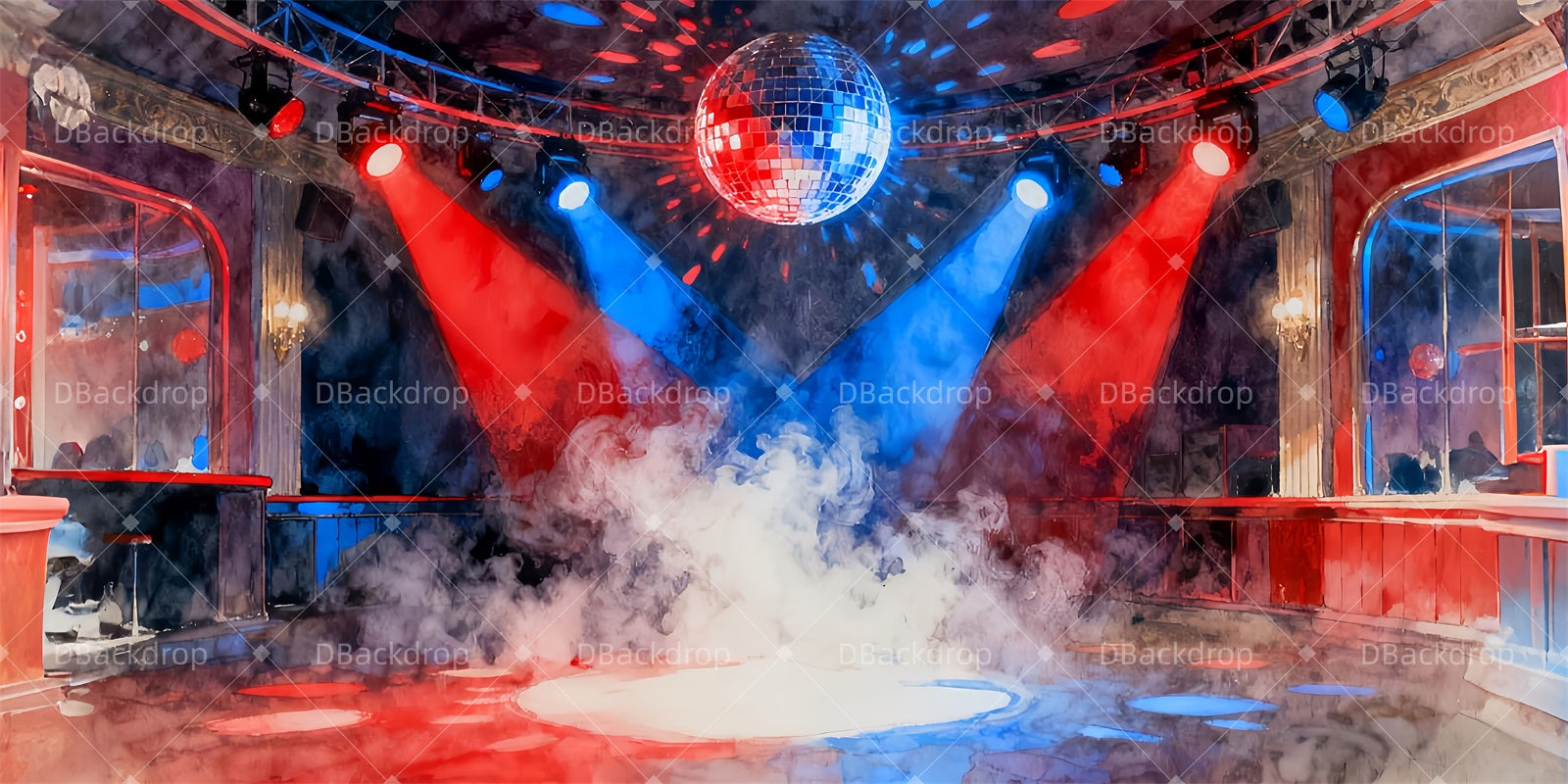 Dance Recital Backdrops Dance Club School Play Backdrop UK LXX510-T1