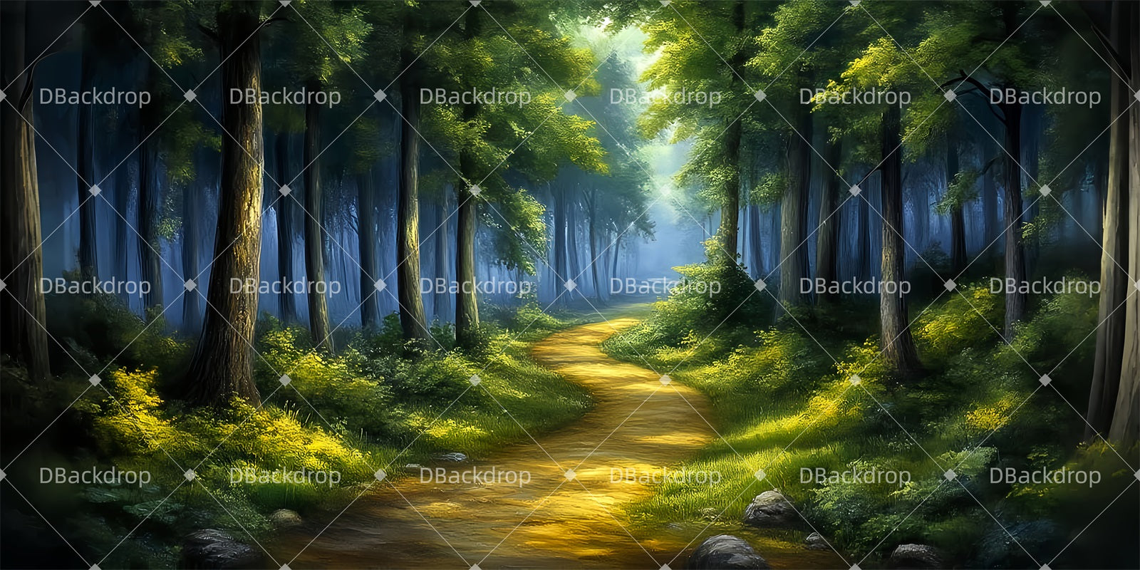 Forest Stage Backdrop Enchanted Forest Theater Backdrop UK LXX510-T53