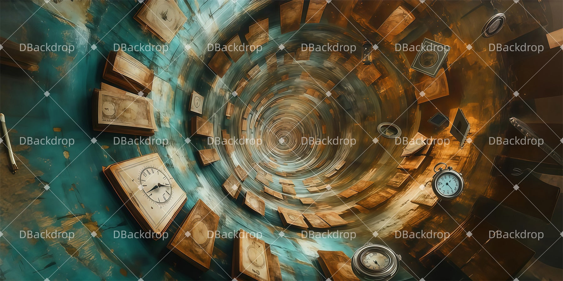 Stage Backdrops Time Spiral Tunnel Theater Backdrops For Sale UK LXX511-T123