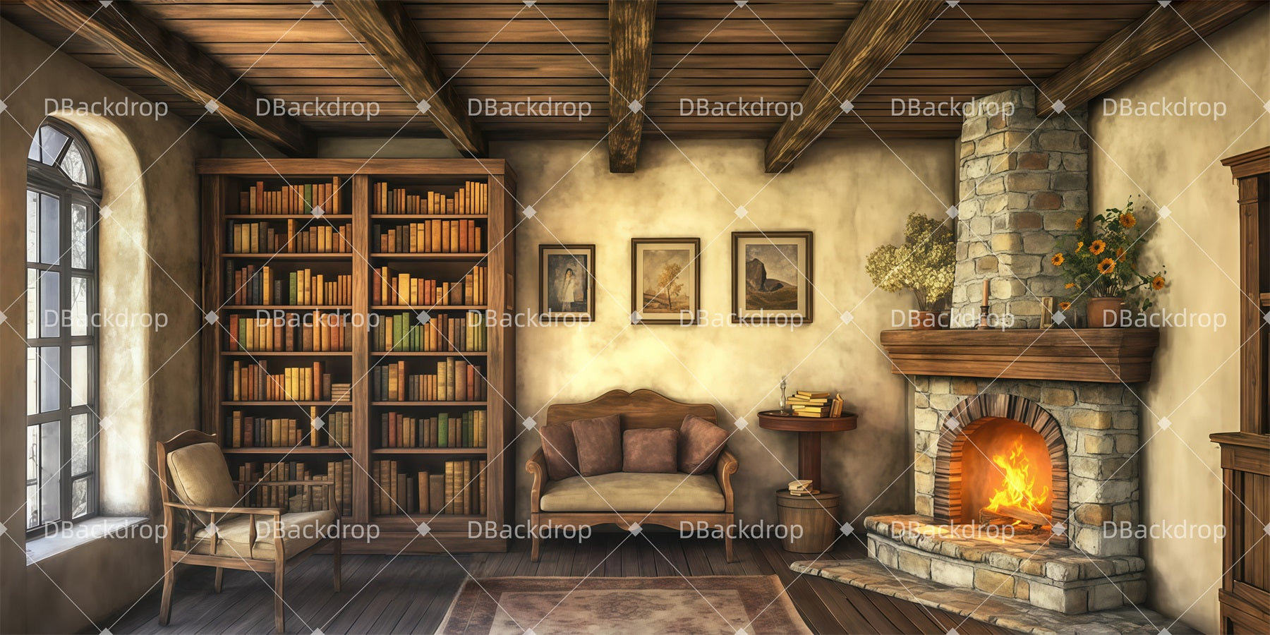 Stage Backdrop Ideas Belle's Cottage Backdrops For Theater UK LXX511-T126