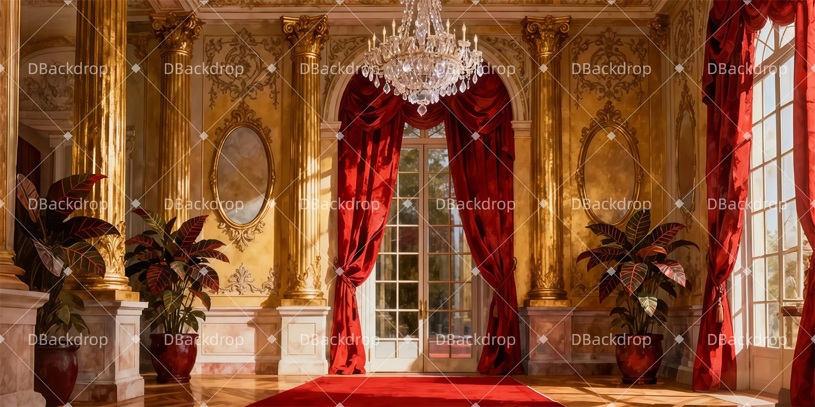 Performance Backdrops Baroque Glam Chamber Musical Backdrops UK LXX511-T64
