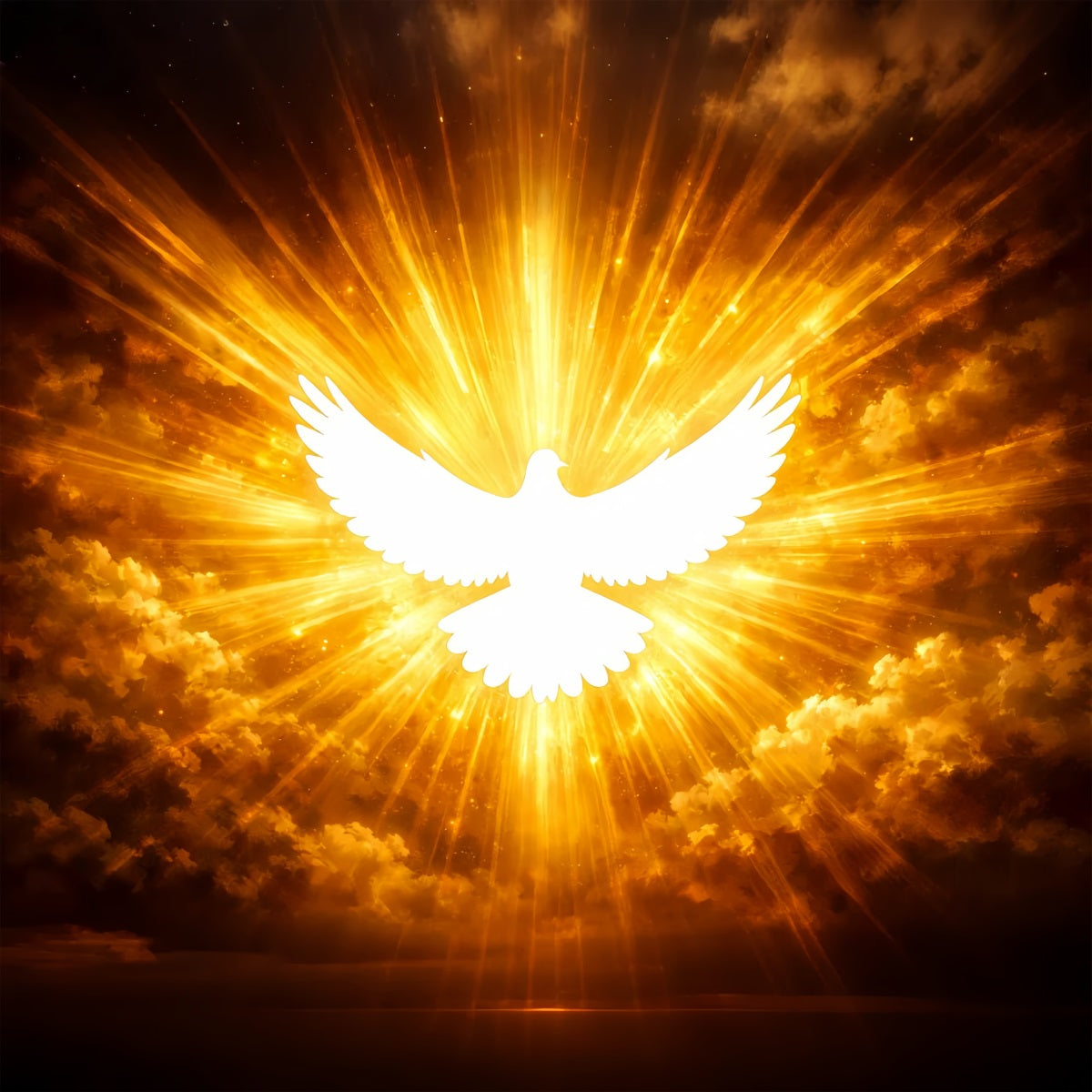 Church Easter Photo Backdrop Radiant Songbirds Resurrection Light Easter Backdrops UK LXX512-105