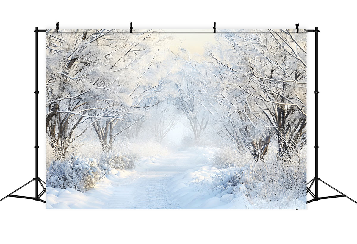 Winter Forest Backdrop Frozen Dreams Trail Backdrop UK LXX57-120