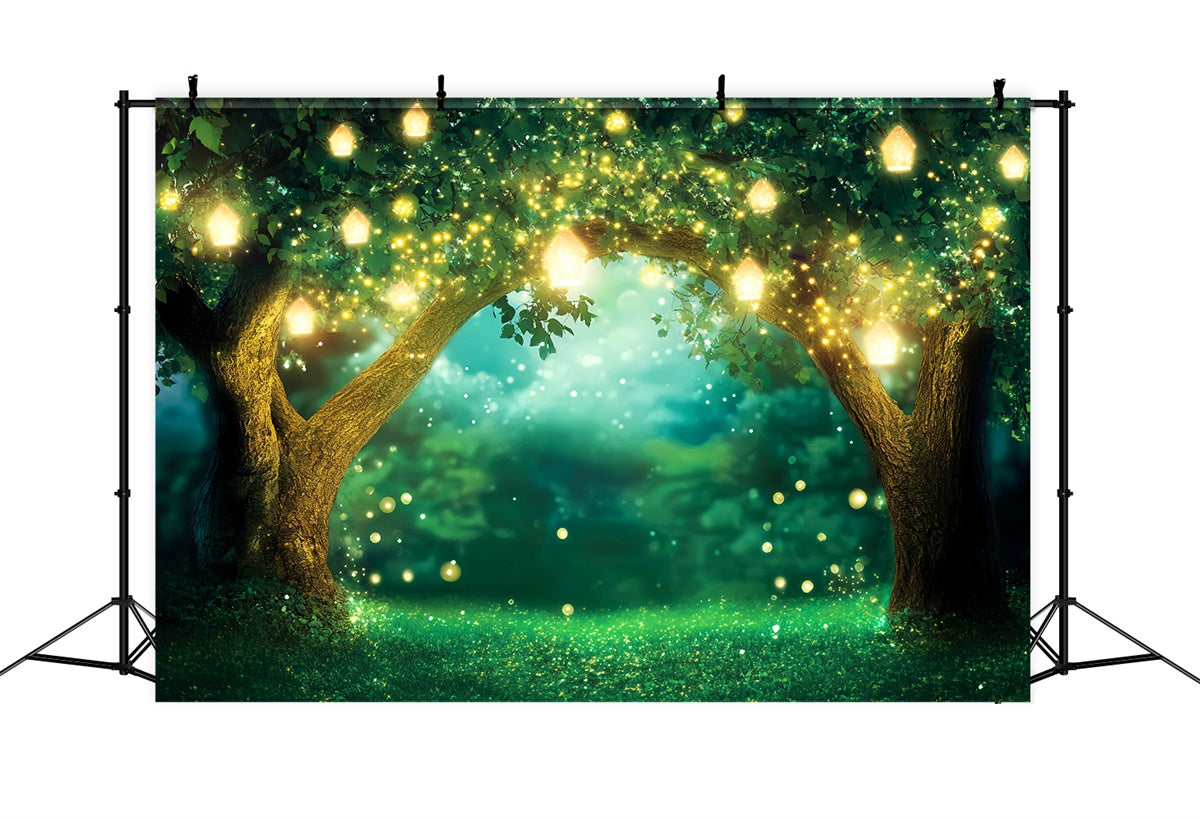 Enchanted Forest Backdrops Twinkle Tree Archway Backdrop UK LXX57-121
