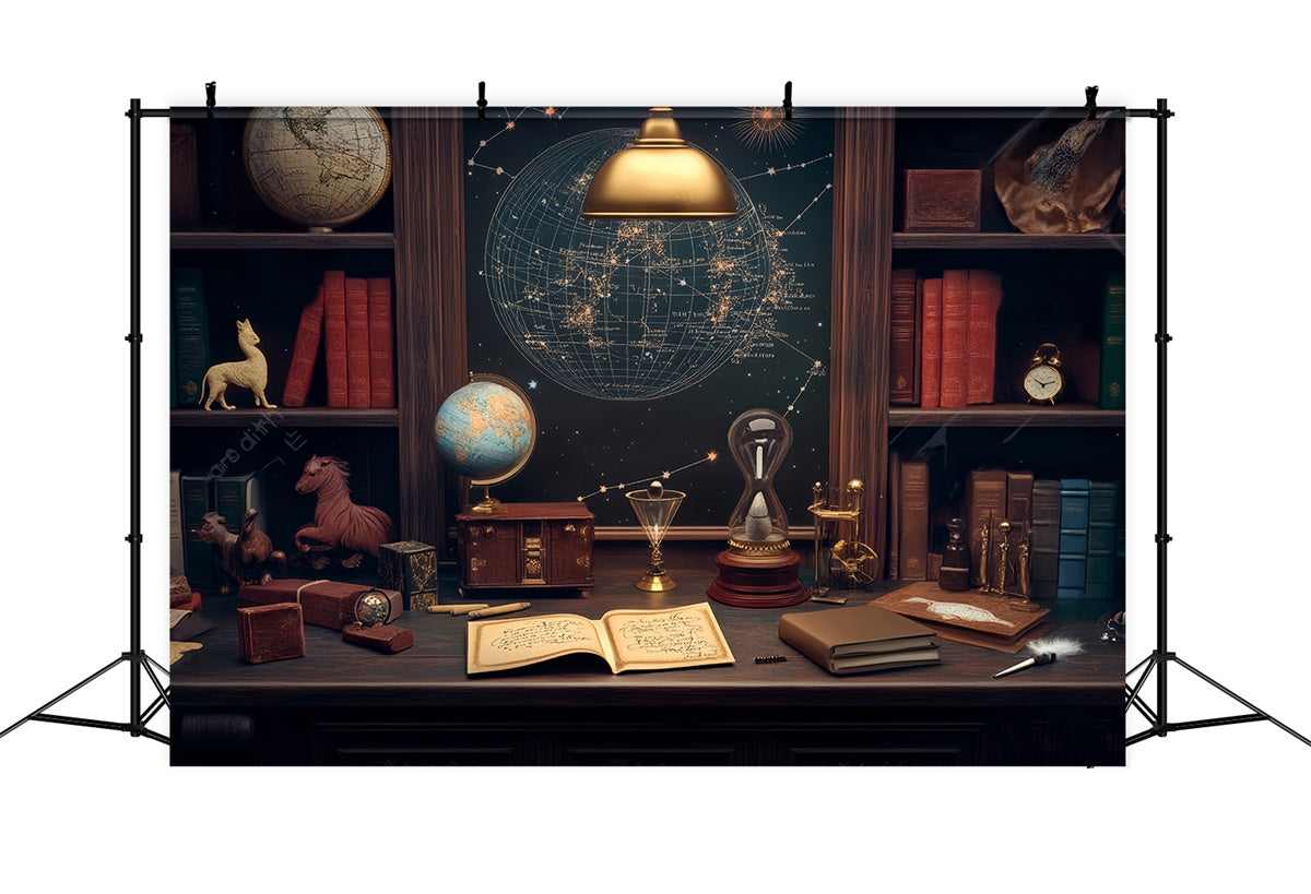 Back To School Backdrops Celestial Study Chamber Backdrop UK LXX57-19