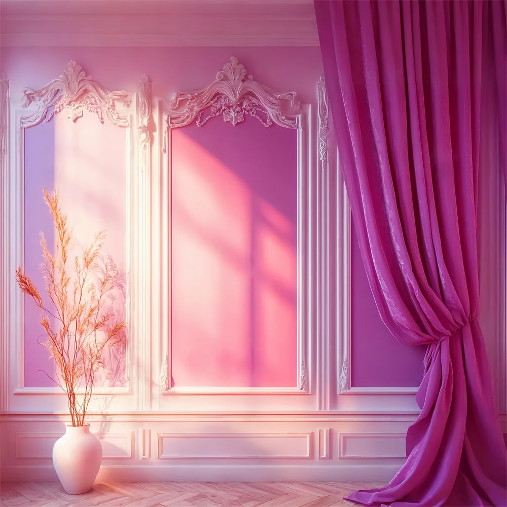 Rococo Backdrop Pastel Palace Vintage Wall Backdrop UK LXX57-202