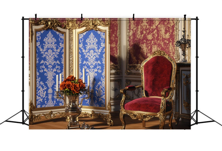 Backdrop Vintage Vintage Aristocrat Parlor Backdrop UK LXX57-216