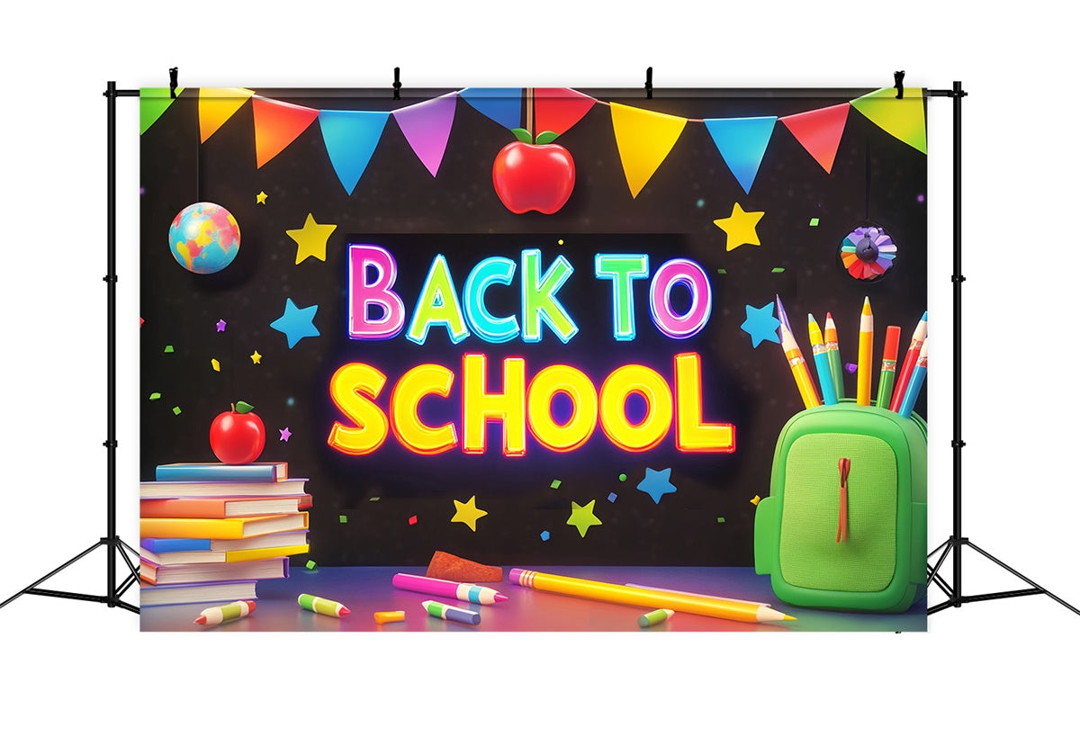 School Photo Backdrops Color Pop School Fun Backdrop UK LXX57-22