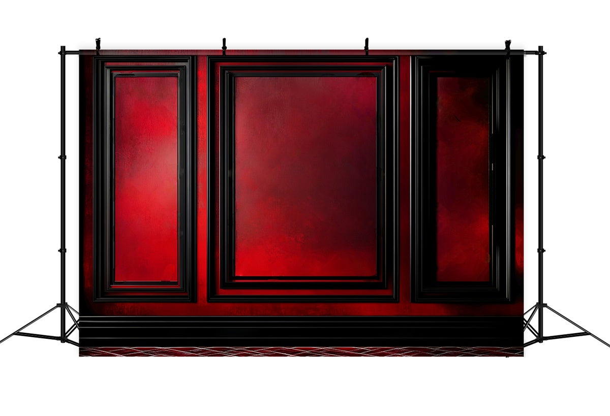 Victorian Photo Backdrop Crimson Vintage Wall Backdrop UK LXX57-224