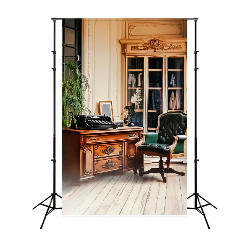 Classic Photo Backdrop Study Room Vintage Backdrops UK LXX57-231
