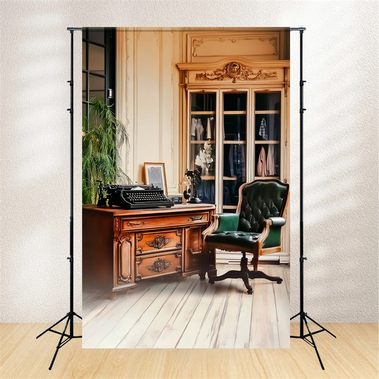 Classic Photo Backdrop Study Room Vintage Backdrops UK LXX57-231