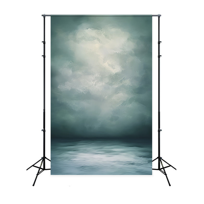 School Portrait Backdrop Coastal Cloud Wash Backdrop UK LXX57-259