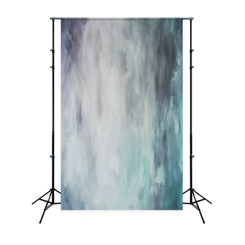 Portrait Studio Backdrop Blue Smoke Abstract Backdrop UK LXX57-284