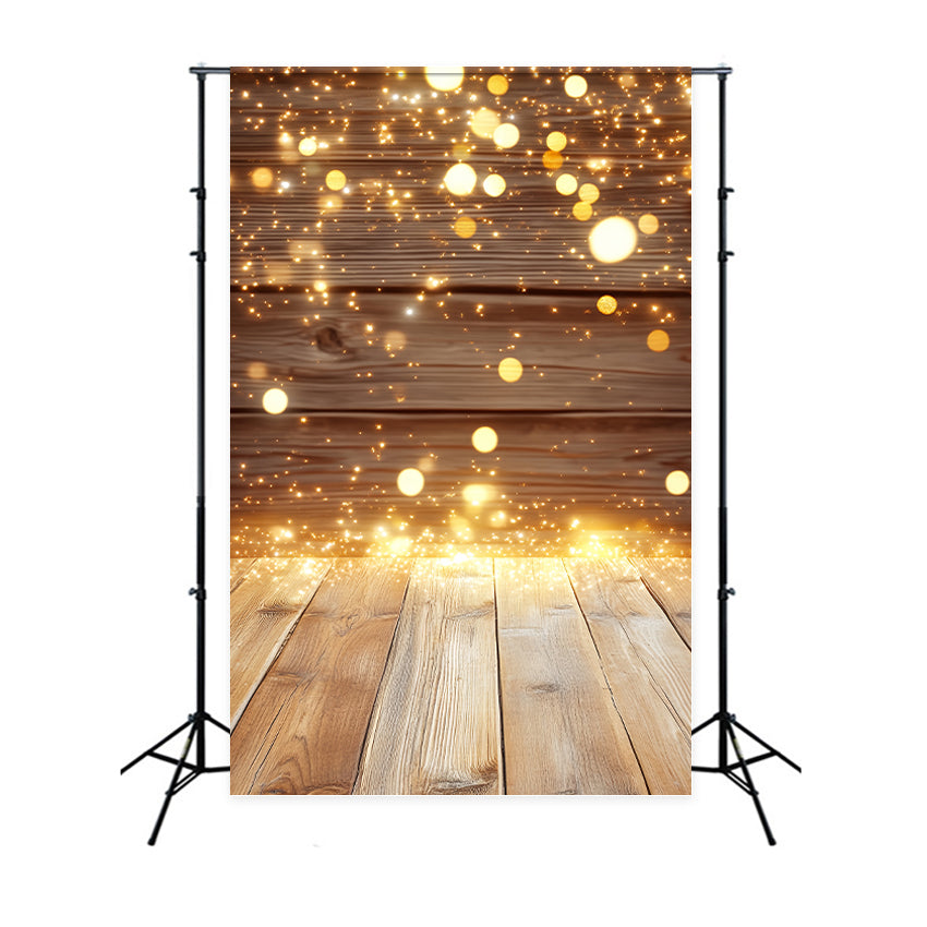 Wooden Backdrop Glowing Charm Wood Scene Backdrop UK LXX57-292