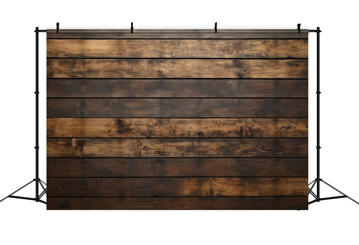 Dark Wood Backdrop Smoky Walnut Plank Backdrop UK LXX57-303