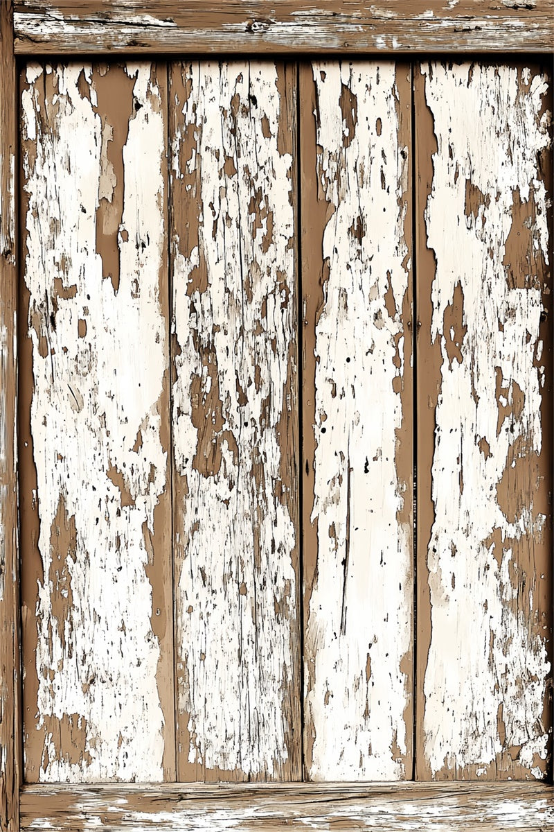Rustic Wood Backdrop Shabby Peeling Paint Backdrop UK LXX57-308