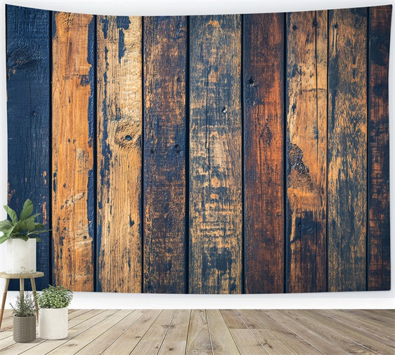 Wood Photography Backdrop Faded Indigo Grain Backdrop UK LXX57-316