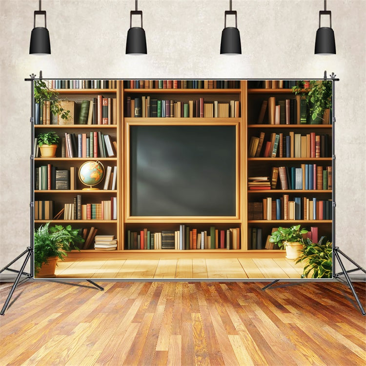 School Picture Backdrop Classic Book Nook Backdrop UK LXX57-41