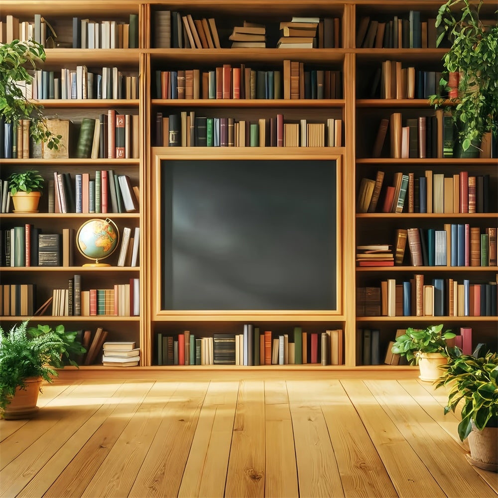 School Picture Backdrop Classic Book Nook Backdrop UK LXX57-41