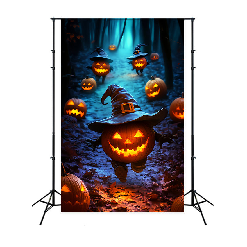 Halloween Picture Backdrop Pumpkin Mischief Parade Backdrop UK LXX57-97