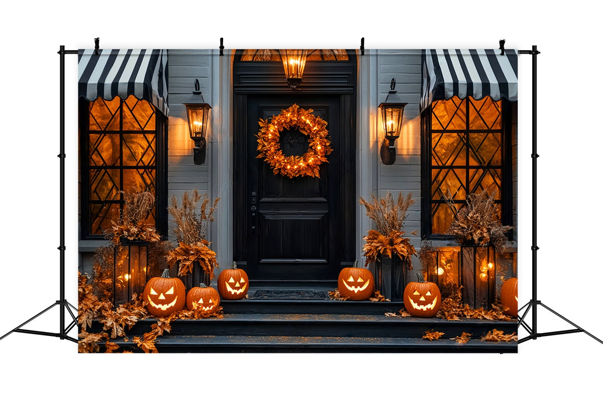 Halloween Backdrop Ideas Elegant Pumpkin Porch Backdrop UK LXX58-49