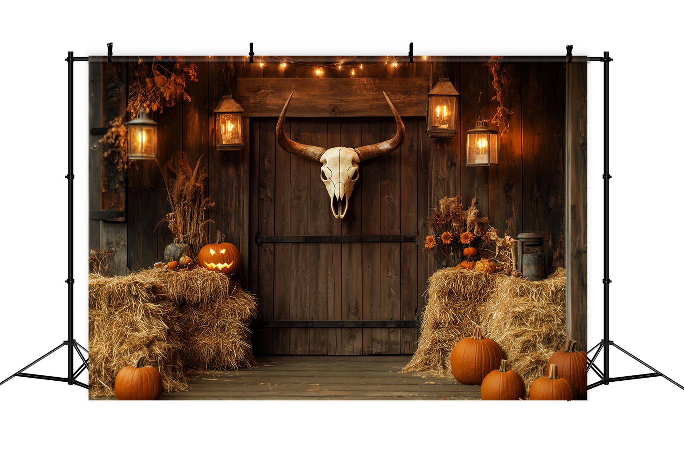 Rustic Backdrop Rustic Harvest Wood Barn Fall Photography Backdrops UK LXX59-278